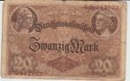 20 mark  1914 duitsland, Postzegels en Munten, Los biljet, Duitsland, Ophalen of Verzenden