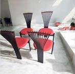 4  westnofa Totem stoelen, Huis en Inrichting, Ophalen, Gebruikt, Vier, Vintage design brutalist scandinavisch