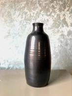 Zwarte vaas, Huis en Inrichting, Woonaccessoires | Vazen, Ophalen, Gebruikt