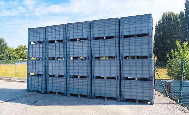 Verrijdbare stapelbakken 120x80x80cm, Doe-het-zelf en Bouw, Containers, Ophalen