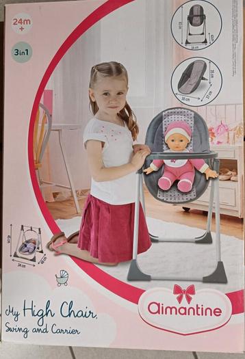 Poppenstoel 4 in 1 - NIEUW beschikbaar voor biedingen