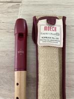 Moeck Flauto 1 Plus Blokfluit met beschermhoes, Muziek en Instrumenten, Ophalen of Verzenden, Zo goed als nieuw, Sopraan of Sopranino