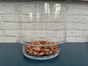 Grote glazen (sier)kom beschikbaar voor biedingen