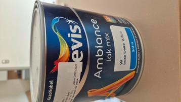Levis Ambiance lak satin 2,5 liter, ral 9003 beschikbaar voor biedingen