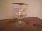 1 bierglas (Chimay) Hoogte 15 cm/Diameter 9 cm, Verzenden, Zo goed als nieuw, Glas of Glazen, Overige merken