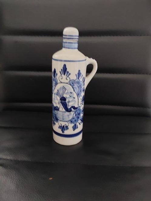 Vintage keramische Bols fles karaf kruik DELFT Holland ambac, Antiek en Kunst, Curiosa en Brocante, Ophalen of Verzenden