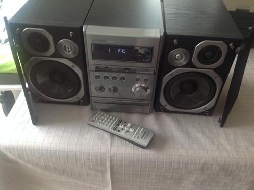 Panasonic SA-PMX4 Miniset + afstandsbediening, Audio, Tv en Foto, Stereoketens, Zo goed als nieuw, Cd-speler, Tuner of Radio, Speakers