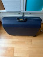 Reiskoffer samsonite blauw, Gebruikt, Hard kunststof, Slot, Ophalen of Verzenden