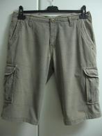 Lichtbruin geruite bermuda met zijzakken, 48 (S), Kleding | Heren, Broeken en Pantalons, Ophalen of Verzenden, Zo goed als nieuw