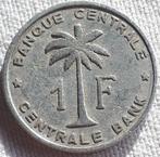BELGIAN CONGO / RUANDA-URUNDI : 1 FRANCS 1958 & 1960 KM 4, Postzegels en Munten, Munten | Afrika, Verzenden, Overige landen, Setje