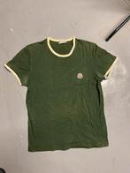 Moncler shirt, Moncler, Groen, Maat 46 (S) of kleiner, Gedragen