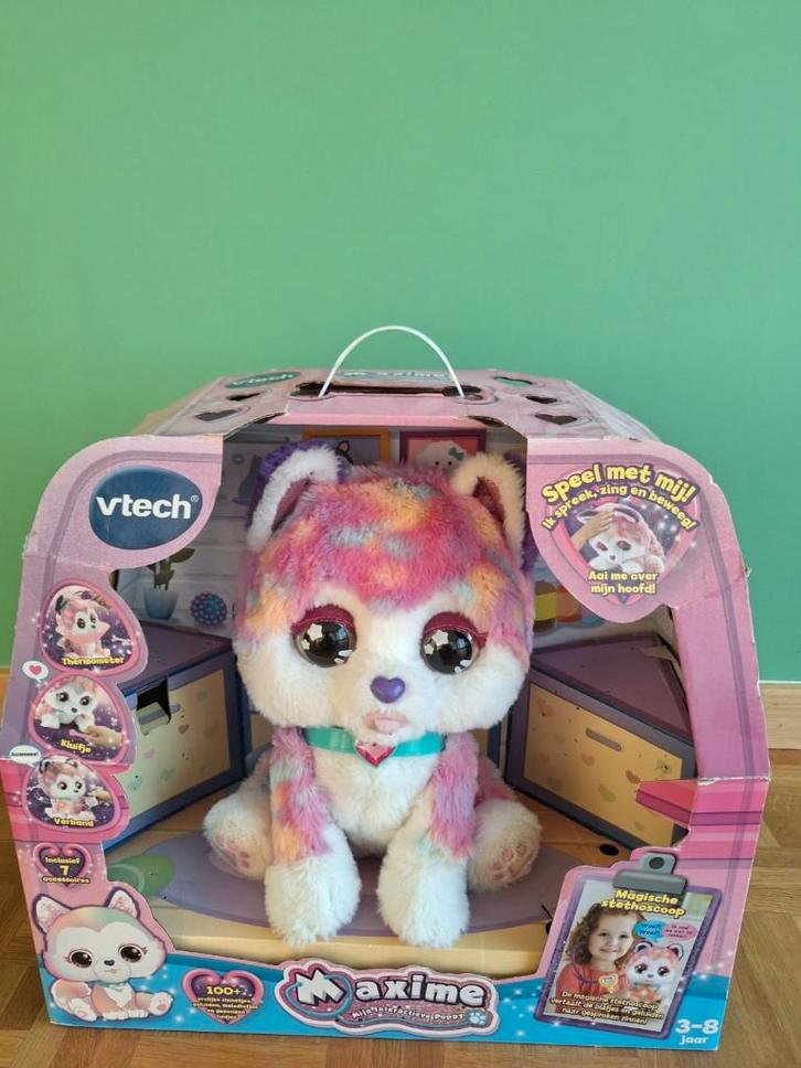 vtech maxime interactieve puppy, Kinderen en Baby's, Speelgoed | Vtech, Zo goed als nieuw, 4 tot 6 jaar, Ophalen