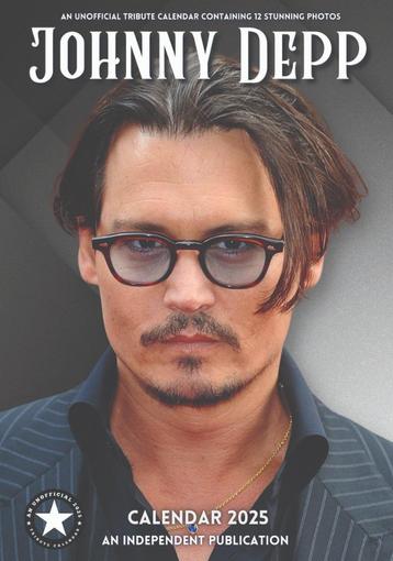 Lots de 5 ou 10 et 25 ou 50 Calendriers Johnny Depp 2025 Lot