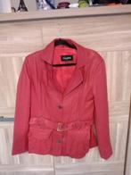 leren jas  creation by varol  xl, Kleding | Dames, Ophalen of Verzenden, Zo goed als nieuw, Maat 46/48 (XL) of groter, Rood