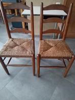 Stoelen, Huis en Inrichting, Ophalen, Riet of Rotan, Gebruikt, Twee
