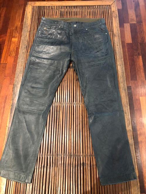 Diesel Grey leather pants - size 30, Vêtements | Hommes, Pantalons, Neuf, Taille 48/50 (M), Gris
