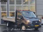 Ford Transit 165pk Open laadbak Dubbellucht Pritsche Trekhaa, Auto's, Bestelwagens en Lichte vracht, 1995 cc, 4 cilinders, Lederen bekleding