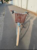 ELOPS Stadsfiets 520 laag frame jeansblauw, Fietsen en Brommers, Elops ( Decathlon ), Versnellingen, Zo goed als nieuw, Ophalen