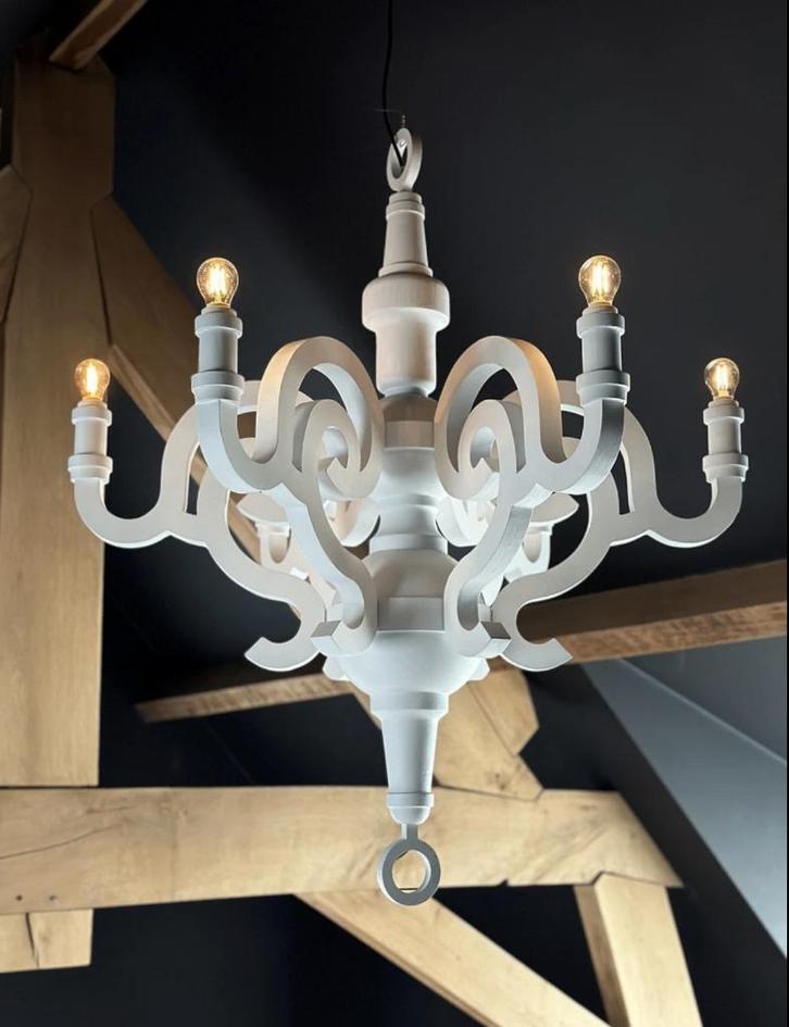 Paper Chandelier van Moooi (np. €3500), Huis en Inrichting, Lampen | Kroonluchters, Ophalen of Verzenden