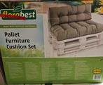 Kussens voor pallet beige  & antraciet meer zie foto, Tuin en Terras, Tuinmeubel-accessoires, Ophalen