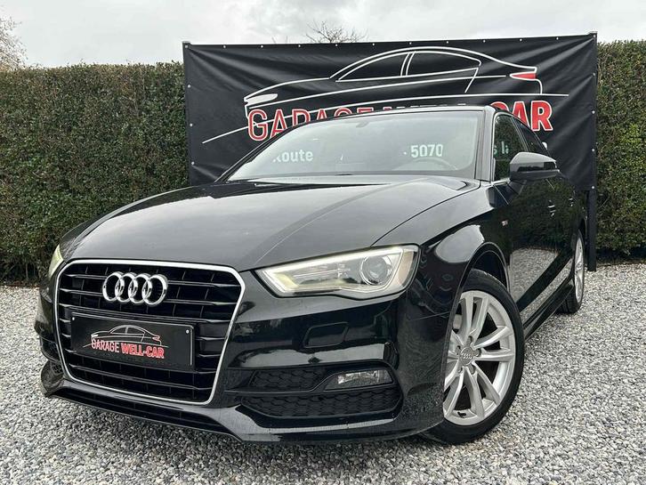 Audi A3 Berline 1.6Tdi Euro6b Ext S-Line/Pdc/Led/Gps/Cuir..., Auto's, Audi, Bedrijf, A3, Lederen bekleding, Diesel, Euro 6, Berline