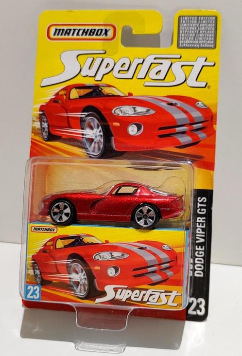Matchbox Superfast Dodge Viper GTS Nr 23 (2006) Limited, Hobby en Vrije tijd, Modelauto's | Overige schalen, Ophalen of Verzenden