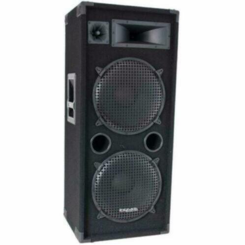 IBIZA-SOUND STAR212 3-Weg Disco speaker 2x 12 inch 750Watt, Audio, Tv en Foto, Luidsprekerboxen, Nieuw, Overige typen, Ophalen of Verzenden