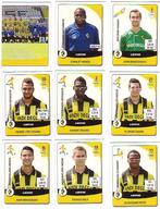 Panini Pro League 2015 / 9 stickers Lierse, Zo goed als nieuw, Poster, Plaatje of Sticker, Verzenden