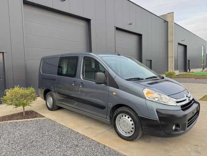 Citroen jumpy multispace airco dubbel-cabine 6 plaats euro5, Auto's, Bestelwagens en Lichte vracht, Bedrijf, Ophalen