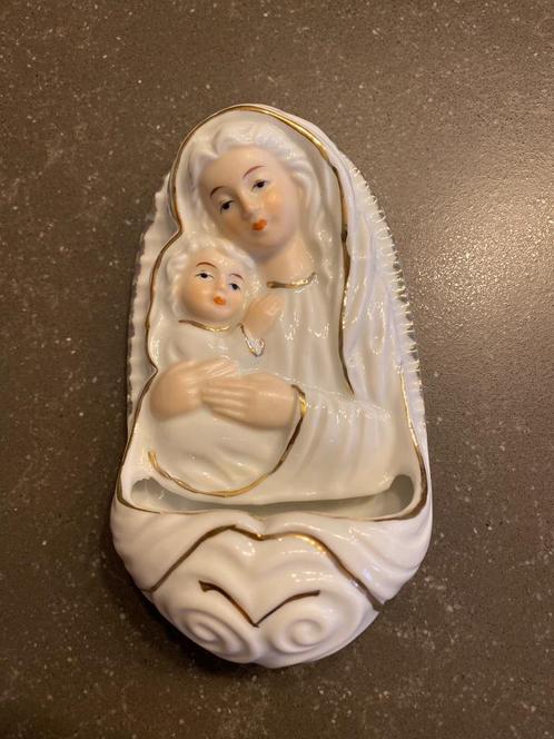 Wijwater vat in porcelein, Antiek en Kunst, Antiek | Religieuze voorwerpen, Ophalen