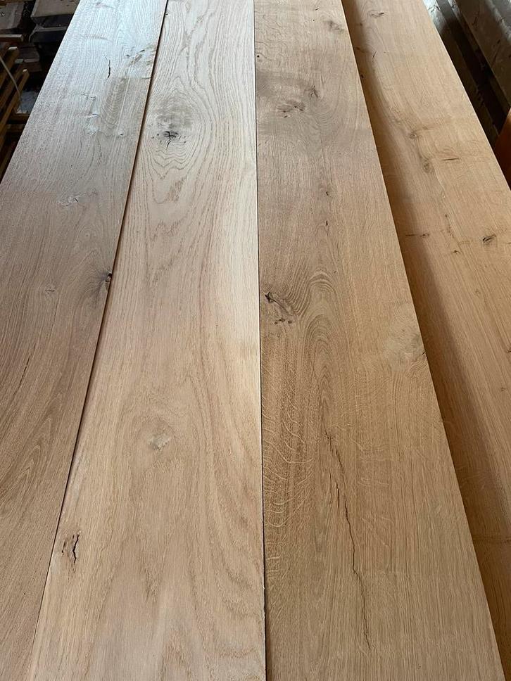Eiken planken 4 zijdes geschaafd gedroogd, Tuin en Terras, Palen, Balken en Planken, Nieuw, Planken, 250 cm of meer, Ophalen