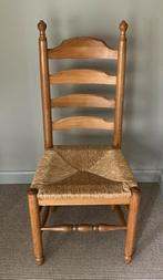 6 stoelen met rieten zitting, Antiek en Kunst, Ophalen