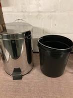 Inox pedaalemmer, Ophalen, Gebruikt