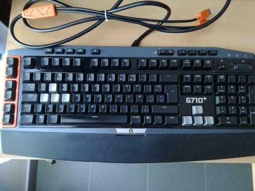 Mechanisch toetsenbord Logitech gaming G710+ Cherry MX Brown, Informatique & Logiciels, Claviers, Comme neuf, Azerty, Filaire