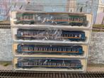 NMBS SNCB Lsmodels 72022 / Set van 4 rijtuigen I4/I5 N 1/160, Hobby en Vrije tijd, Modeltreinen | N-Spoor, Overige merken, Treinset