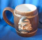 chope decor moustachu texte russe, Collections, Marques de bière, Enlèvement ou Envoi, Comme neuf, Chope(s)