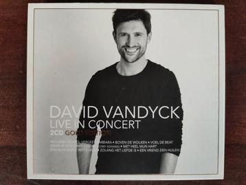 Édition Gold en 2 CD : DAVID VANDYCK - SIGNÉ EN CONCERT EN D, Enlèvement ou Envoi, Comme neuf