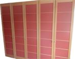 Als nieuw 5-deurs terracotta kleerkast 250cm, Huis en Inrichting, Ophalen, Zo goed als nieuw