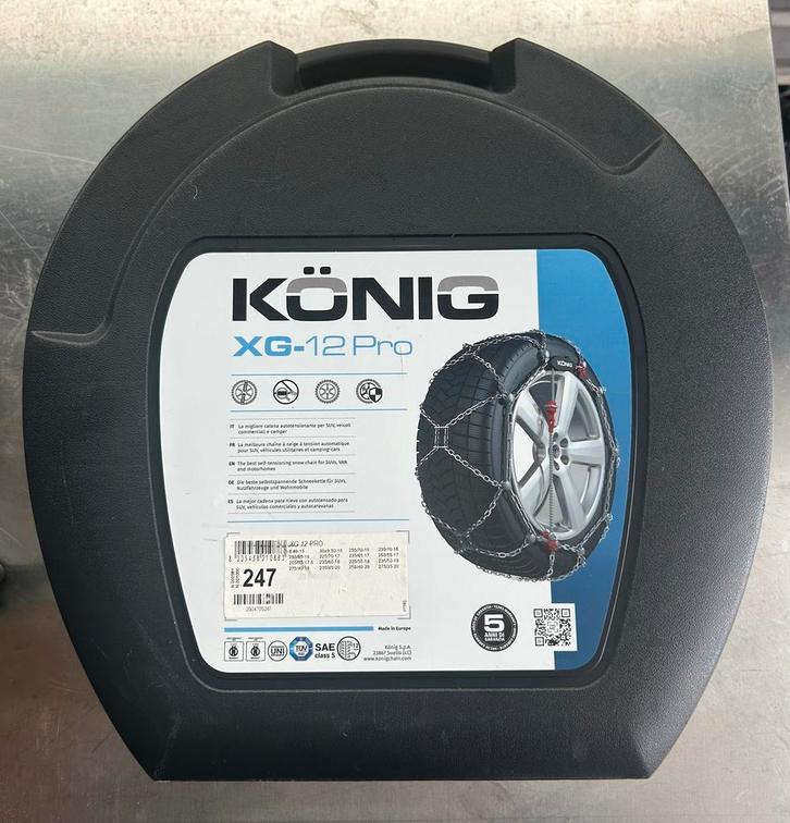 Chaînes à neige König XG-12 pro, Autos : Divers, Chaînes, Neuf, Enlèvement