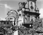 orig. foto GI US Army - vernield gebouw - WO2, Verzenden, Landmacht, Foto of Poster