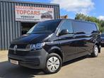 VW TRANSPORTER T6.1 L2 2.0TDI DSG 150pk 2024 15000km 3zitpl, Auto's, 4 cilinders, Volkswagen, Zwart, Bedrijf
