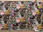 Tricot LadySkull 155x75cm, Nieuw, Overige materialen, 30 tot 120 cm, 30 tot 200 cm