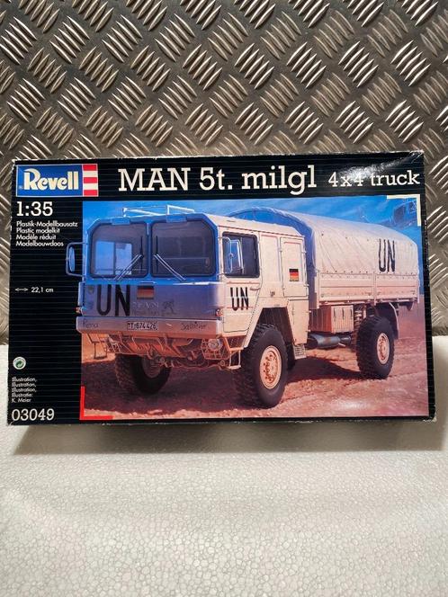 MAN 5t. milgl 4x4 truck - VERENIGDE NATIES - SCHAAL: 1:35, Hobby en Vrije tijd, Modelbouw | Auto's en Voertuigen, Nieuw, Truck