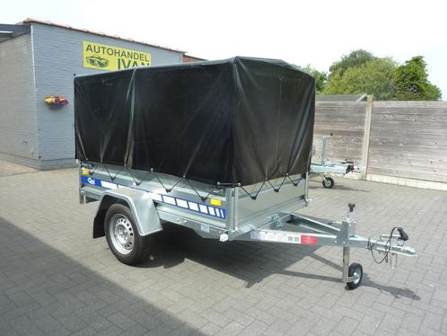 Aanhangwagen 750 kg met huif NIEUW, Auto diversen, Aanhangers en Bagagewagens, Nieuw, Ophalen