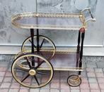 Vintage Italiaanse Formica Alloy 60s barwagen/drankenwagen, Ophalen, Zo goed als nieuw