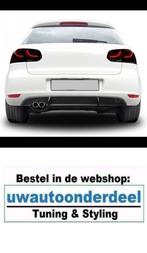 Bumper Diffuser GTD Look Dubbele uitlaat Geschikt Voor Vw Go, Verzenden