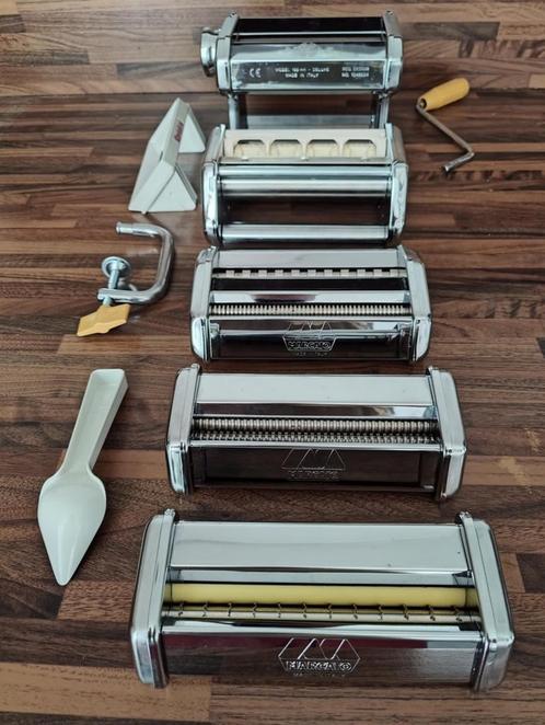 Marcato Atlas 150 Multi Pastamachine + 3 accessoires, Huis en Inrichting, Keuken | Keukenbenodigdheden, Zo goed als nieuw, Ophalen