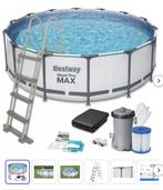 zwembad 488 x 122, Tuin en Terras, Ophalen, Zo goed als nieuw, Afdekzeil