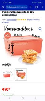 Nieuwe wafeldoos van tupperware, Huis en Inrichting, Keuken | Tupperware, Ophalen of Verzenden, Nieuw