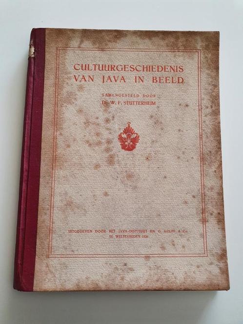 L'histoire culturelle de Java en images - 1926, Livres, Histoire mondiale, Utilisé, Asie, 20e siècle ou après, Envoi